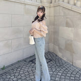 バックリボンアメスリブラウス