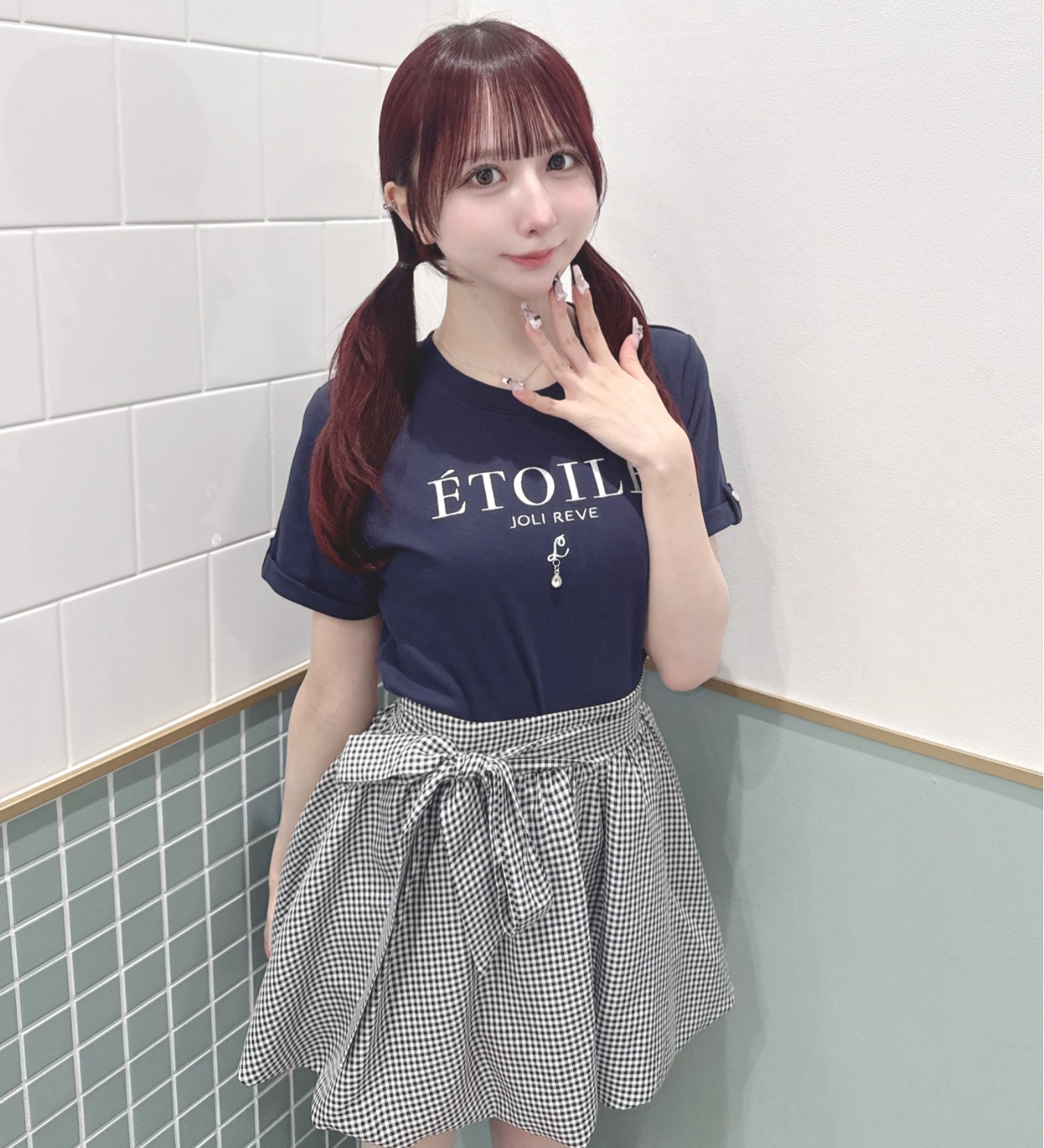 【予約商品 5月上旬発送】バックリボンTシャツ