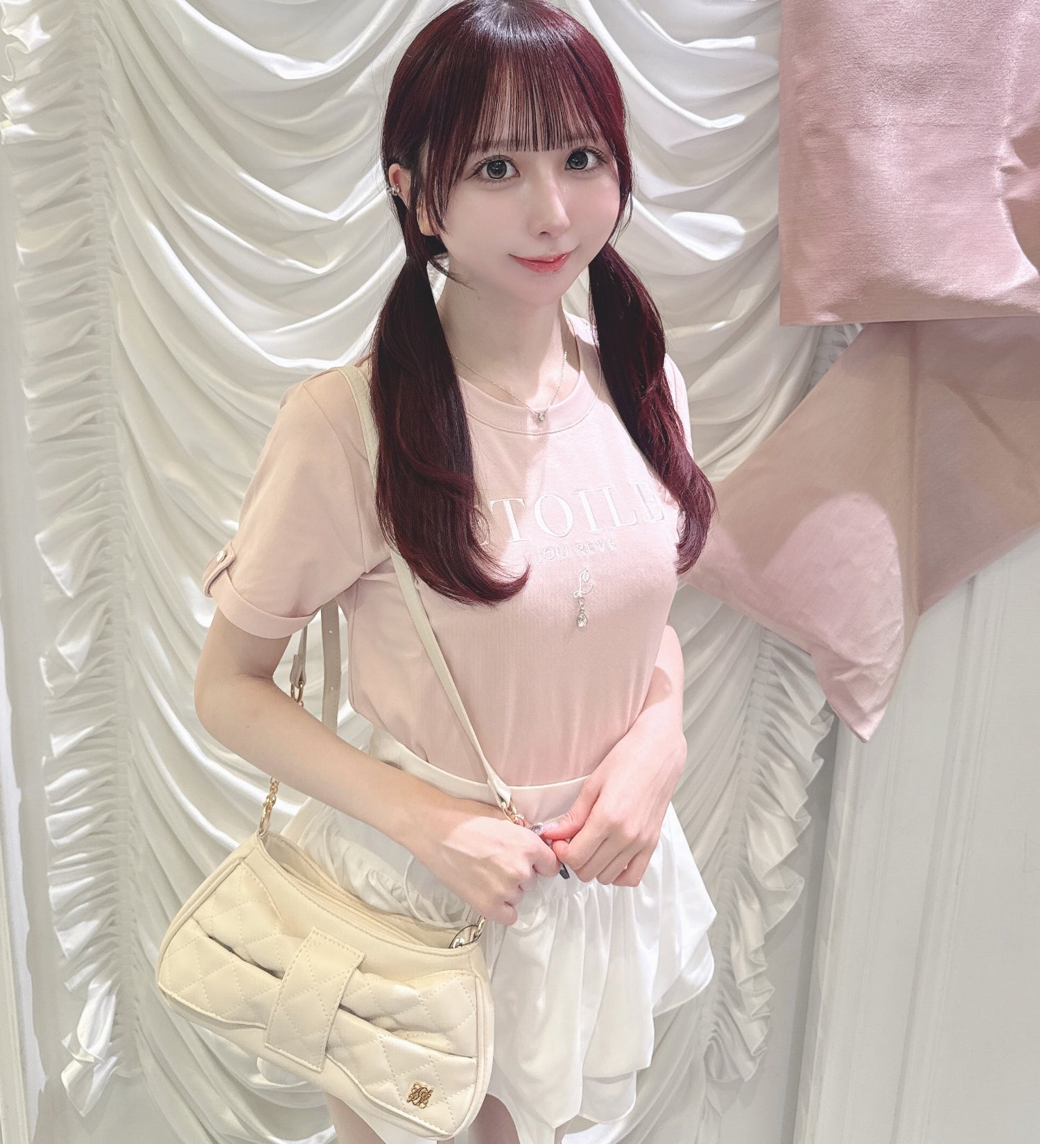 【予約商品 5月上旬発送】バックリボンTシャツ