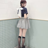 【予約商品 5月上旬発送】バックリボンTシャツ