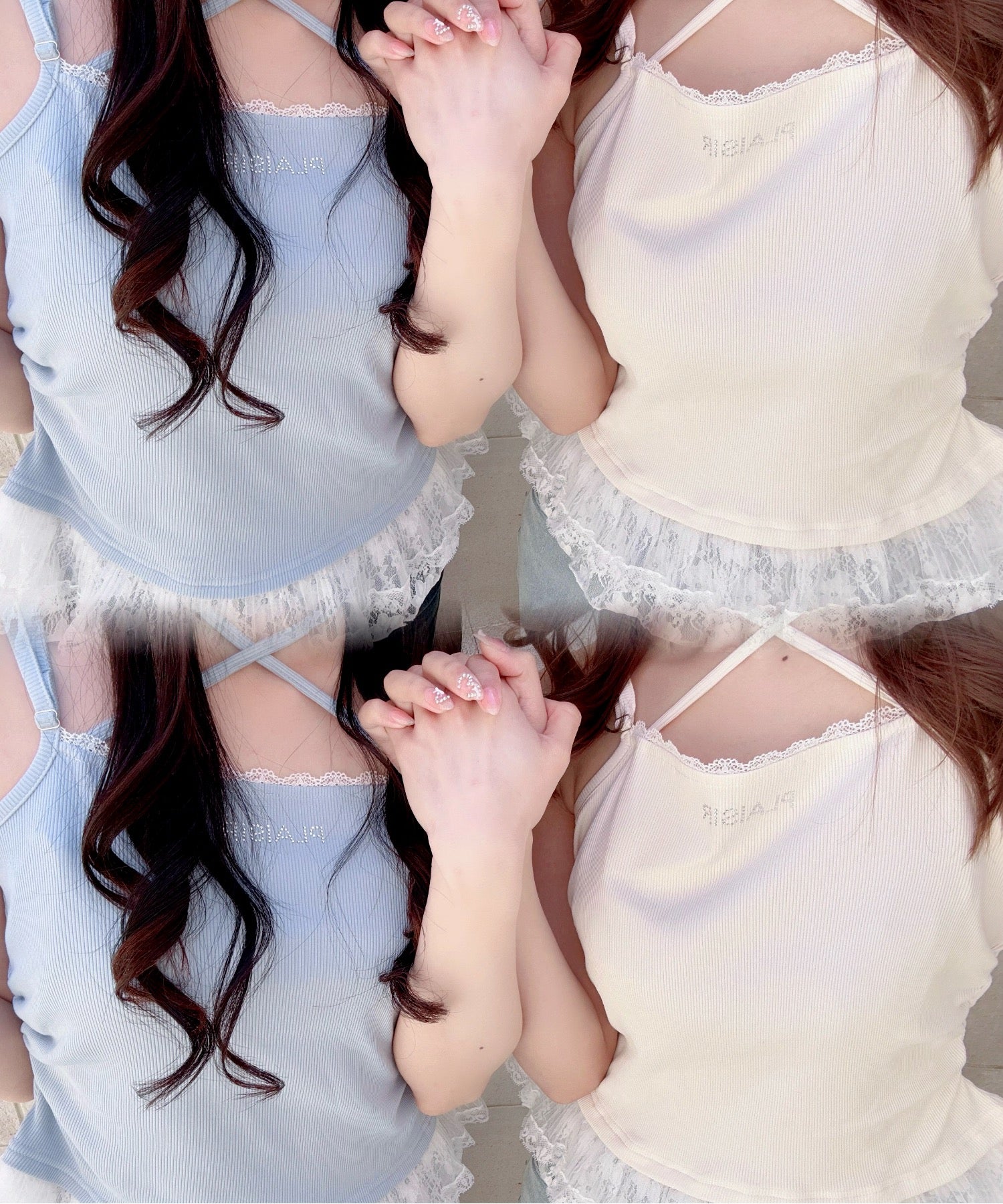 ビジュロゴフリルキャミソール