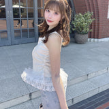 ビジュロゴフリルキャミソール