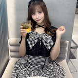 【一部予約商品6月末お届け予定】半袖リボンアンサンブルワンピース