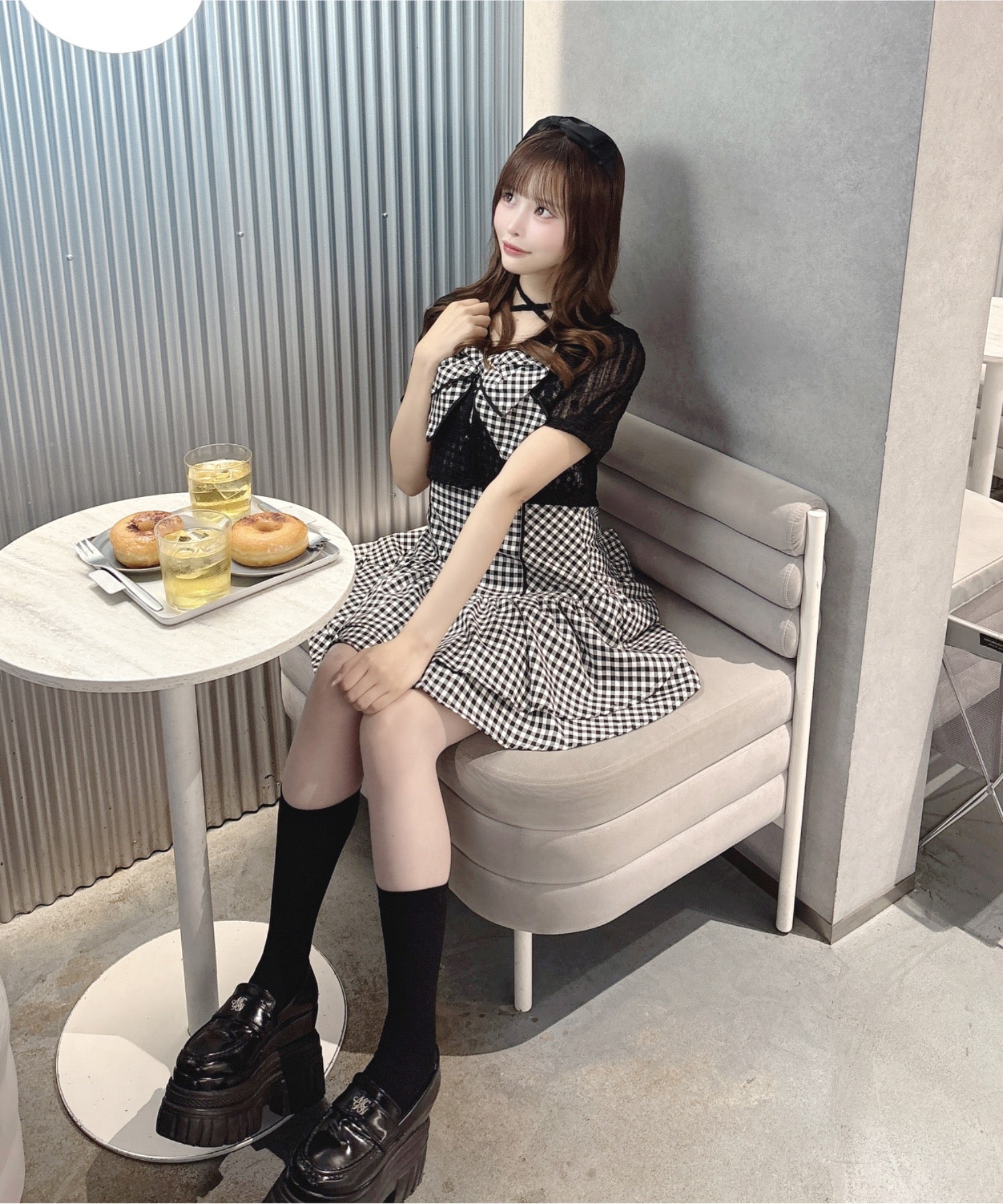 半袖リボンアンサンブルワンピース – PARK by one way(パークバイ 半袖リボンアンサンブルワンピース – PARK by one way(パークバイ