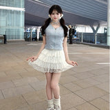 【SET UP対応♡】レースパーカートップス