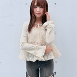 【一部予約商品】ローズペプラムキャミ