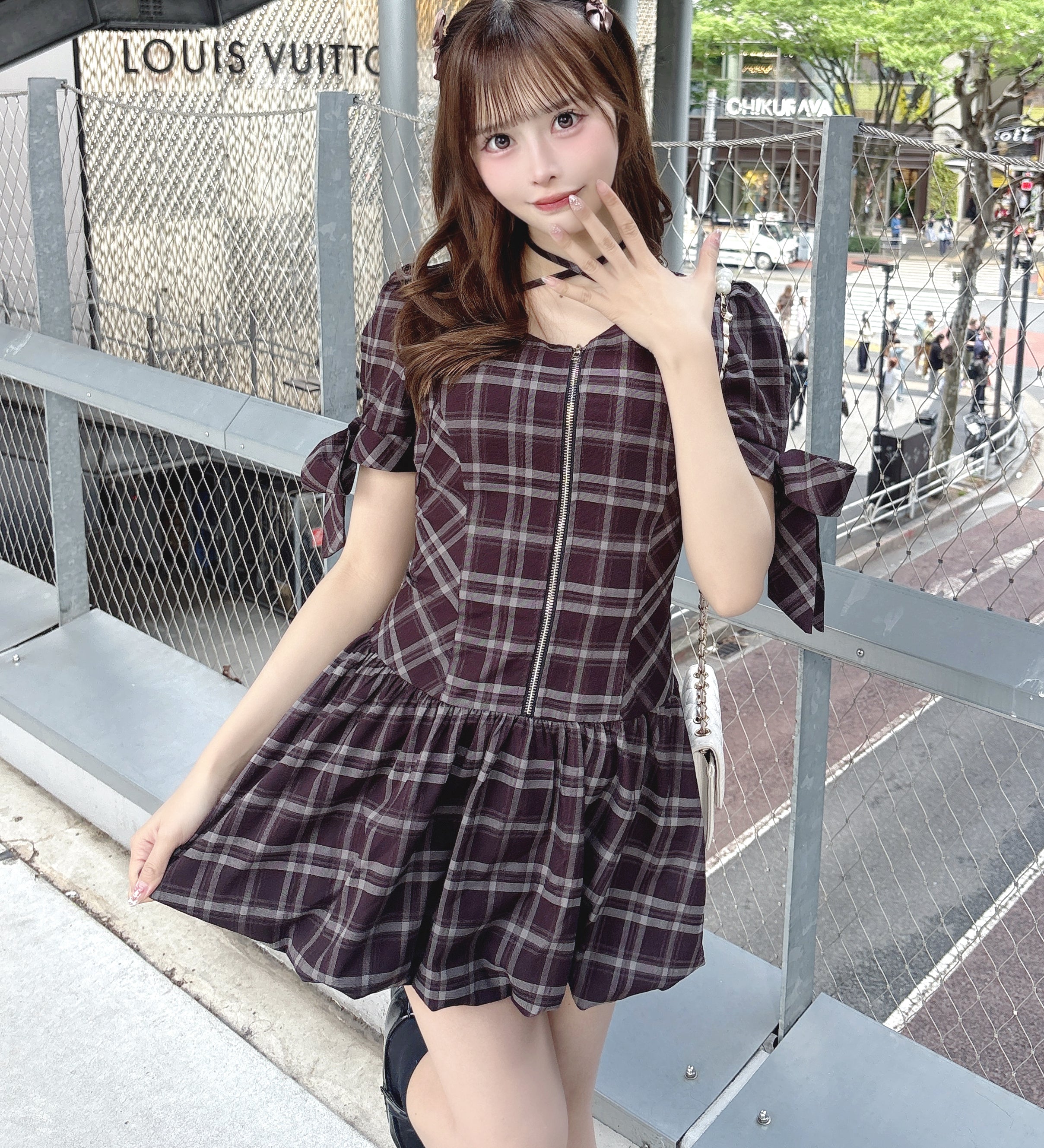 【予約商品 5月下旬発送】バルーンミニワンピース