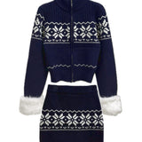 【予約販売12月中旬お届け】ノルディックニットセットアップ