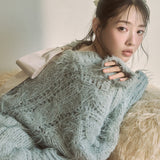 【予約商品12月中旬発送】バックリボンダーリンニット