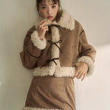 【予約商品12月中旬発送】リボンムートンジャケットSET