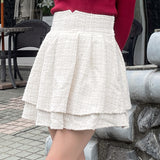 ダブルフレアスカート