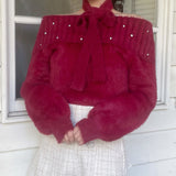 【予約商品 12月中旬発送】
ビジュオフショルニット