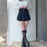 チェック衿フロント開きトップス