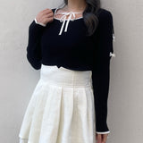 スリットリボンスリーブトップス