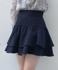 フレアティアードスカート