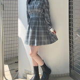 ポロ衿ワンピース
