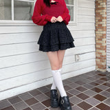 ボレロレイヤードニット