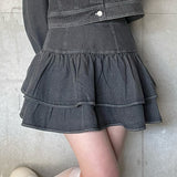 【セット購入10％割♡対象商品】
裾ティアードスカート