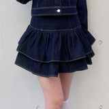 【セット購入10％割♡対象商品】
裾ティアードスカート