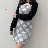 ジャガードバックリボンワンピース