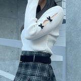 スリットリボンスリーブトップス