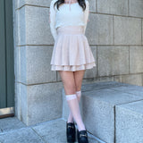 スリットリボンスリーブトップス