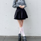 【abcボトムス10％割♡】ダブルフレアスカート