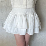 【セット購入10％割♡対象商品】
裾ティアードスカート