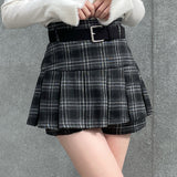 ベルト付きスカパン