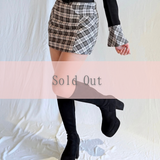 【セット購入10％割♡対象商品】チェックミニタイトスカート