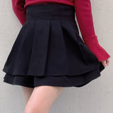 ダブルフレアスカート