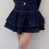 【セット購入10％割♡対象商品】
裾ティアードスカート