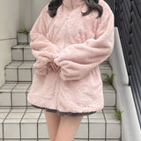 ウエスト絞りファージャケット