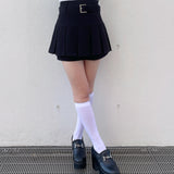 【abcボトムス10％割♡】ベルト付きスカパン