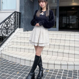 ボレロレイヤードニット