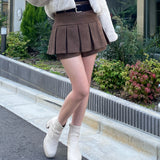 ベルト付きスカパン