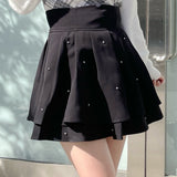 ダブルフレアスカート