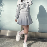 リボンオフショルセットアップ