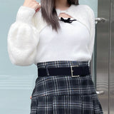 ボレロレイヤードニット