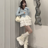 長袖アシメドロストカットソー