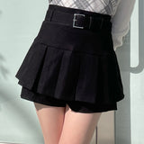 ベルト付きスカパン