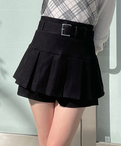 ベルト付きスカパン