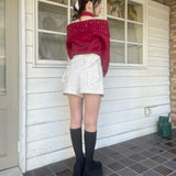 【予約商品 12月中旬発送】
バックリボンショートパンツ