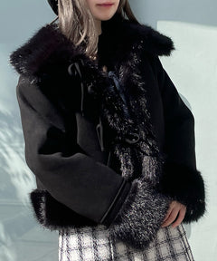 リボンムートンジャケット