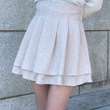 ダブルフレアスカート