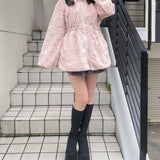 ウエスト絞りファージャケット