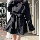 ティペット付きハーフコート