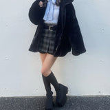 ウエスト絞りファージャケット