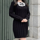 レイヤードケーブルワンピース