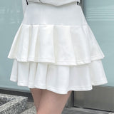 タックティアードスカート